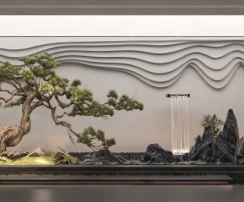 New Chinese Style Plant Landscaping-ID:835000993