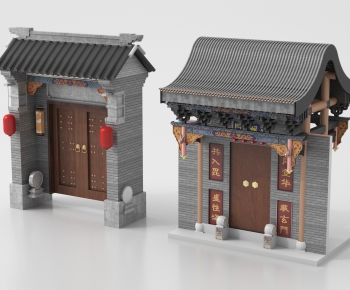 Chinese Style Facade Element-ID:523843059