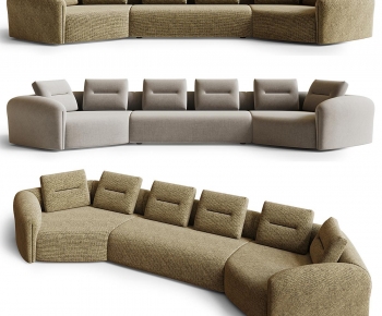Modern Curved Sofa-ID:507154941