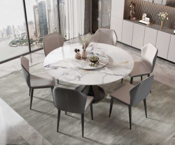 Modern Dining Table And Chairs-ID:135382892
