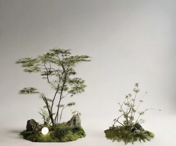 New Chinese Style Plant Landscaping-ID:984019048