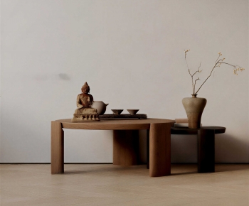 Wabi-sabi Style Coffee Table-ID:698544033