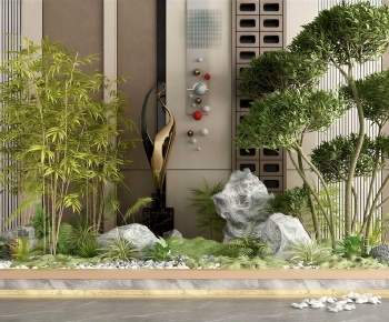 New Chinese Style Plant Landscaping-ID:224236017