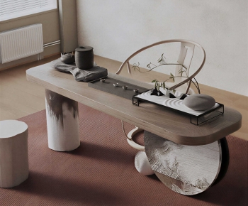 New Chinese Style Tea Tables And Chairs-ID:922588111