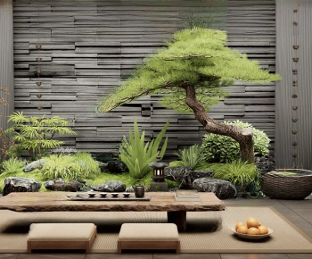 New Chinese Style Courtyard/landscape-ID:325992112
