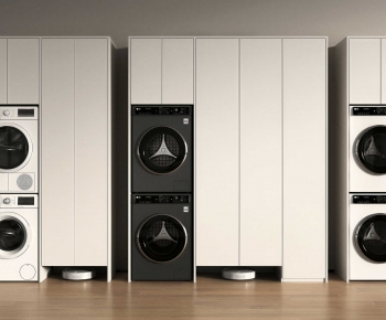 Modern Laundry Cabinet-ID:473507882