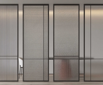 Modern Glass Screen Partition-ID:926804079
