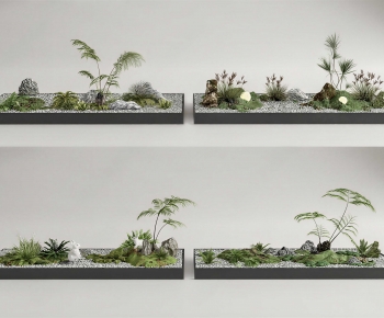 New Chinese Style Plant Landscaping-ID:714824915