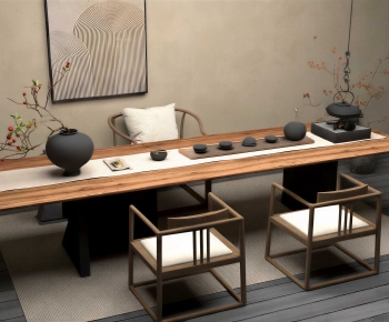 New Chinese Style Tea Tables And Chairs-ID:149136076