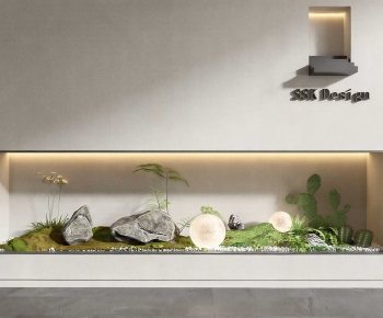 New Chinese Style Plant Landscaping-ID:962498907