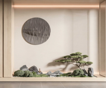 New Chinese Style Plant Landscaping-ID:698982009