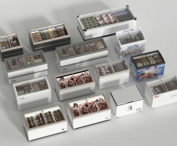 Modern Refrigerator Freezer-ID:327657945