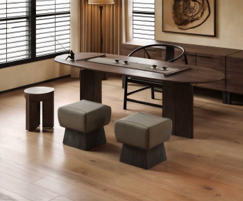 New Chinese Style Tea Tables And Chairs-ID:443912989