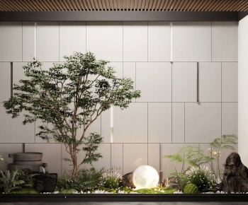 Japanese Style Plant Landscaping-ID:608649023