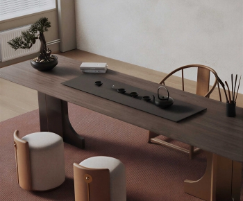 New Chinese Style Tea Tables And Chairs-ID:275875097