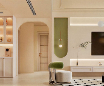 Modern A Living Room-ID:613215926