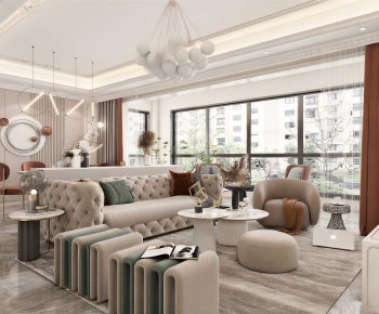 Modern A Living Room-ID:210448038