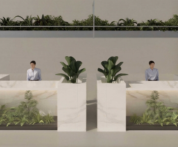 Modern Reception Desk-ID:176069736