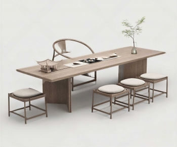 New Chinese Style Tea Tables And Chairs-ID:886690612