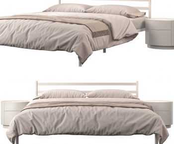 Modern Double Bed-ID:945085056