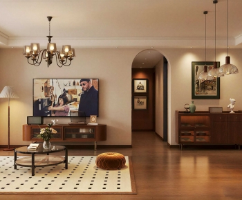 American Style A Living Room-ID:128443961