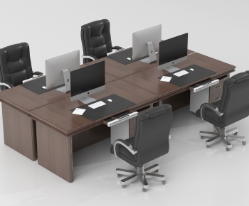 Modern Office Desk And Chair-ID:898586038