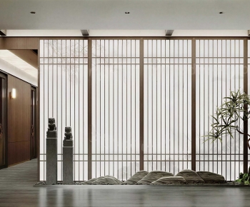 New Chinese Style Plant Landscaping-ID:106339578