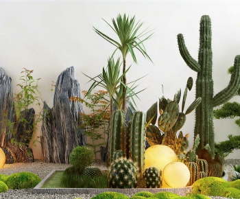 New Chinese Style Plant Landscaping-ID:486740119