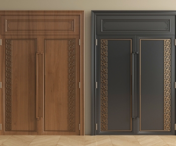 New Chinese Style Double Door-ID:252737059