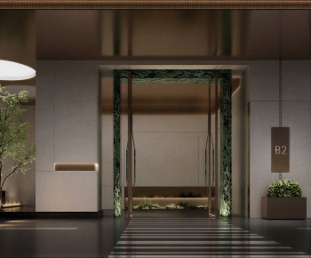 Modern Underground Parking Lot-ID:756458045