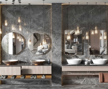 Modern Bathroom Cabinet-ID:153846039