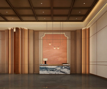 New Chinese Style Lobby Hall-ID:417979005