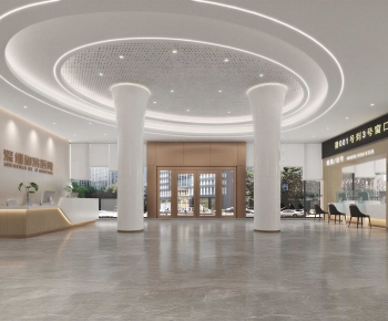 Modern Hospital Hall-ID:524225008