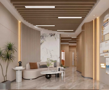 Modern Office Reception Desk-ID:217854029