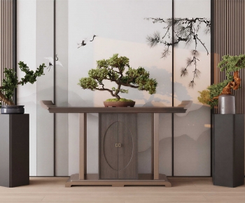 New Chinese Style Console-ID:584605939