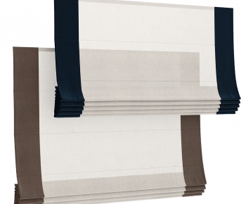 New Chinese Style Roman Curtain-ID:266788962