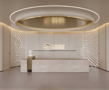 Modern Office Reception Desk-ID:163719769