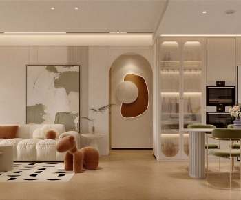 Modern A Living Room-ID:786859041