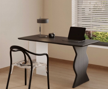 Modern Computer Desk And Chair-ID:532825956