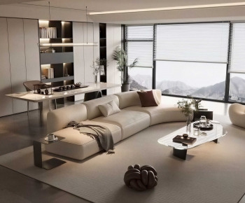 Modern A Living Room-ID:802691088
