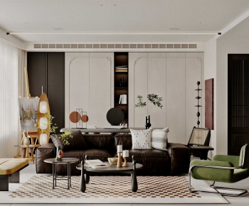 Modern A Living Room-ID:394404896