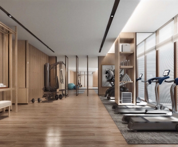 Modern Home Fitness Room-ID:843753108