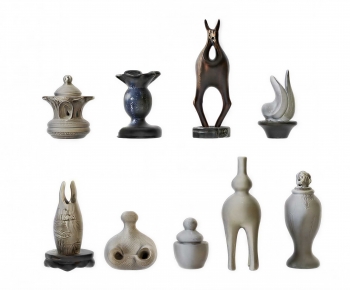 Wabi-sabi Style Clay Pot-ID:584959983