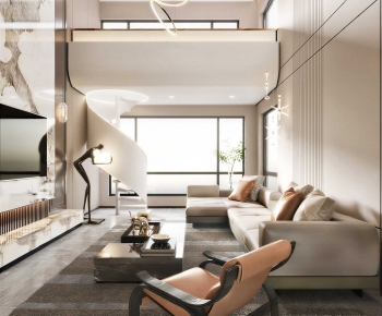 Modern A Living Room-ID:338361981