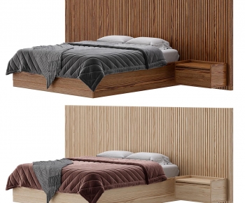 Modern Double Bed-ID:751405951