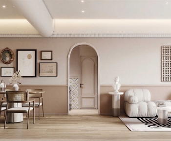 French Style A Living Room-ID:680430893