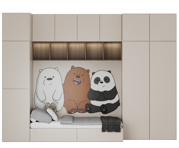 Modern Child's Bed-ID:341661021