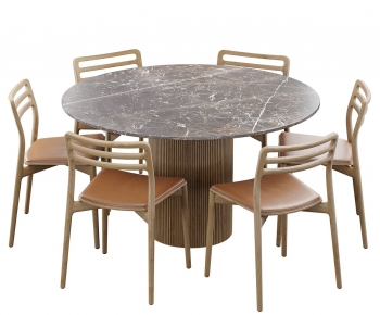 Modern Dining Table And Chairs-ID:935457946