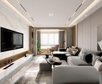 Modern A Living Room-ID:904242046