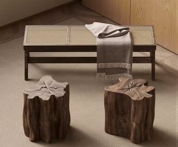 Wabi-sabi Style Stool-ID:262360699